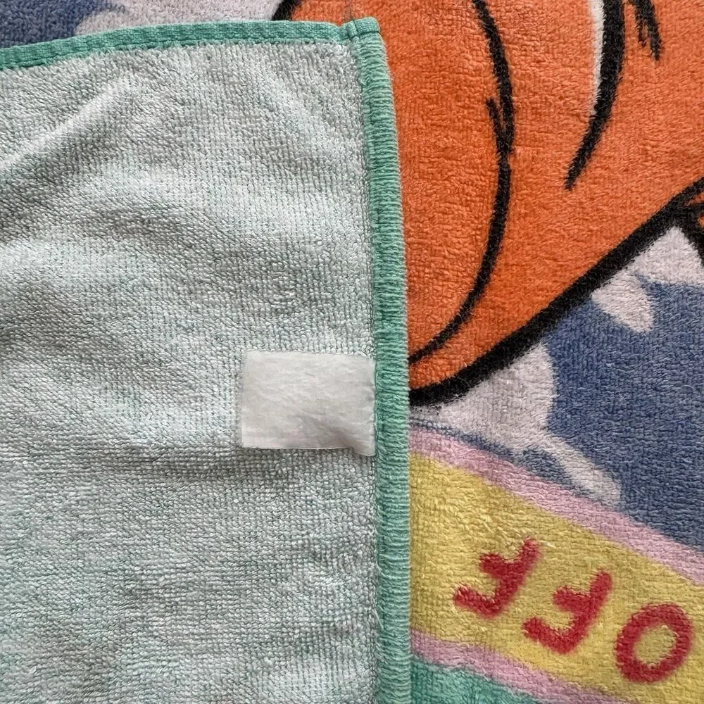 Vintage 90s Winnie The Pooh Tigger 54x27 Beach Towel Off To Explore Disney Y2K
